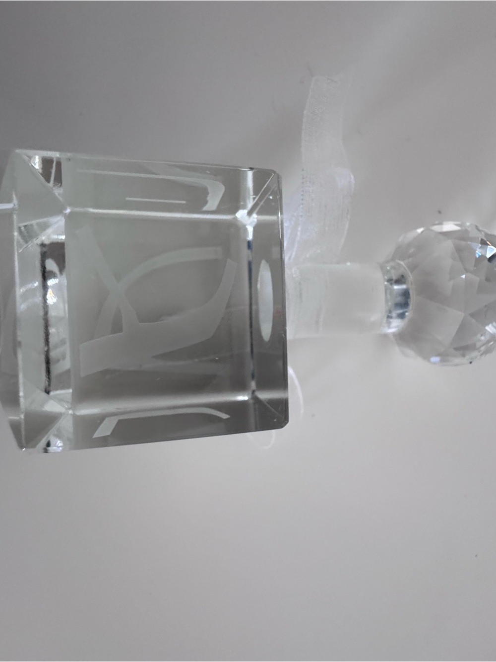 Optical Crystal Dreidel Hanukkah Judaica Decor Paperweight Hebrew Letters Gift - Picture 4 of 13